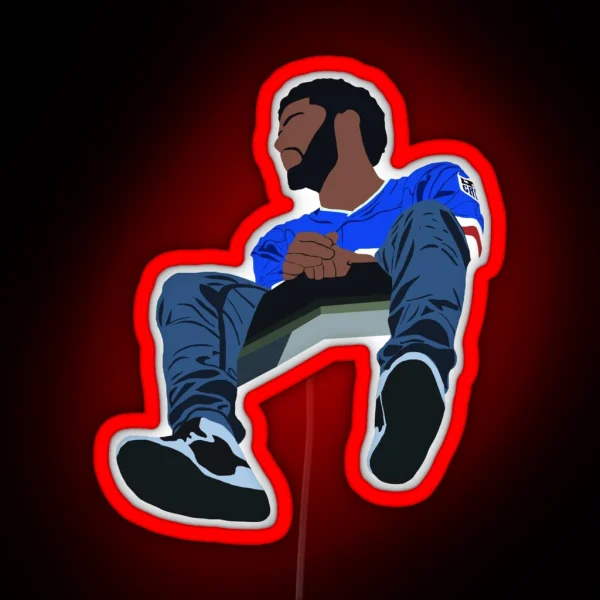 J Cole 2014 Forest Hills Drive RGB Neon Sign