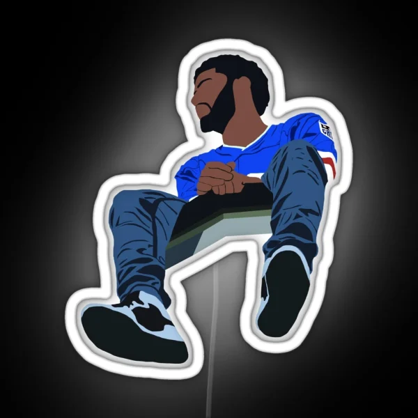 J Cole 2014 Forest Hills Drive RGB Neon Sign