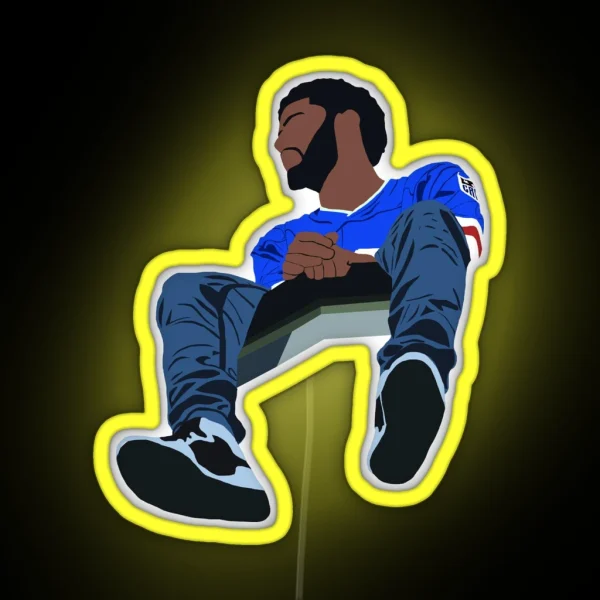 J Cole 2014 Forest Hills Drive RGB Neon Sign