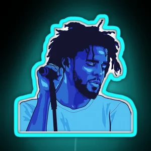 J Cole RGB Neon Sign