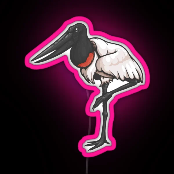 Jabiru RGB Neon Sign