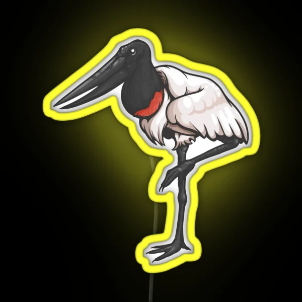 Jabiru RGB Neon Sign