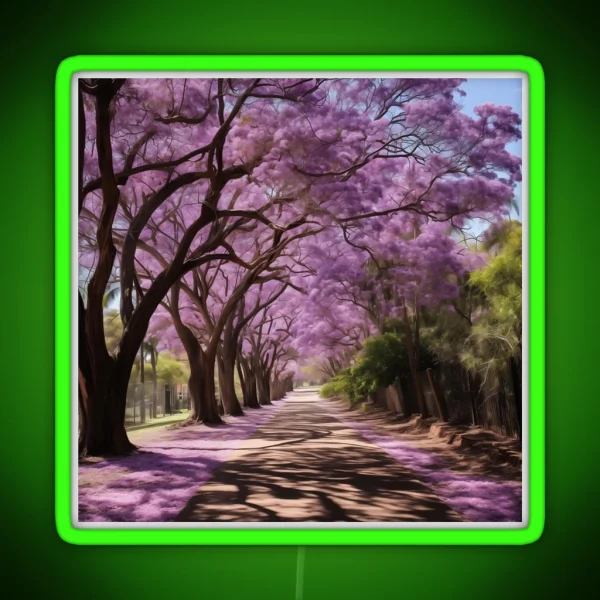 Jacaranda Walkway RGB Neon Sign