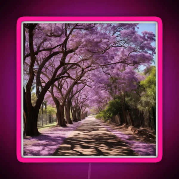 Jacaranda Walkway RGB Neon Sign