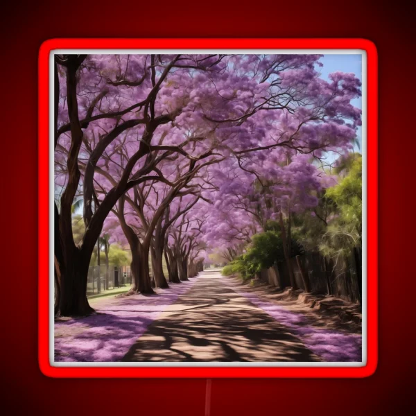 Jacaranda Walkway RGB Neon Sign