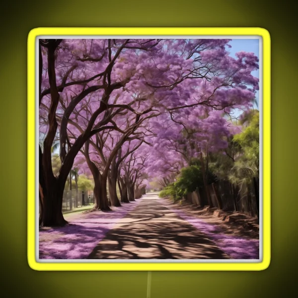 Jacaranda Walkway RGB Neon Sign