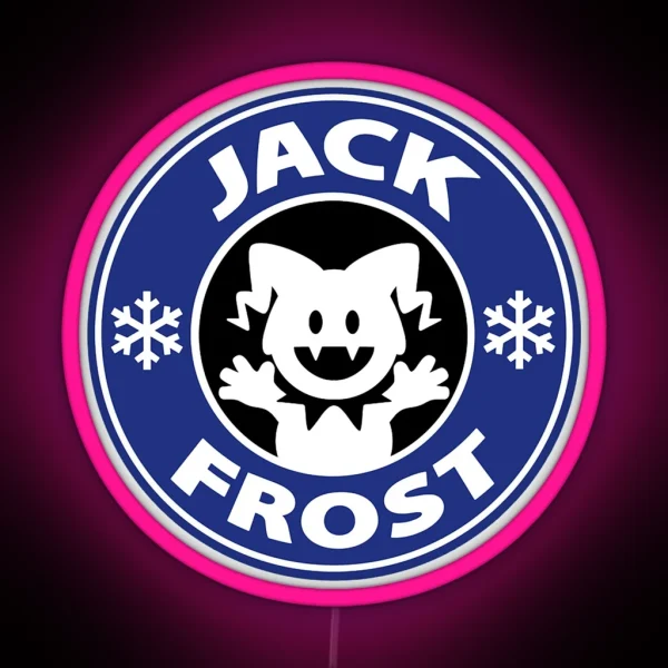 Jack Frostbucks Blue RGB Neon Sign