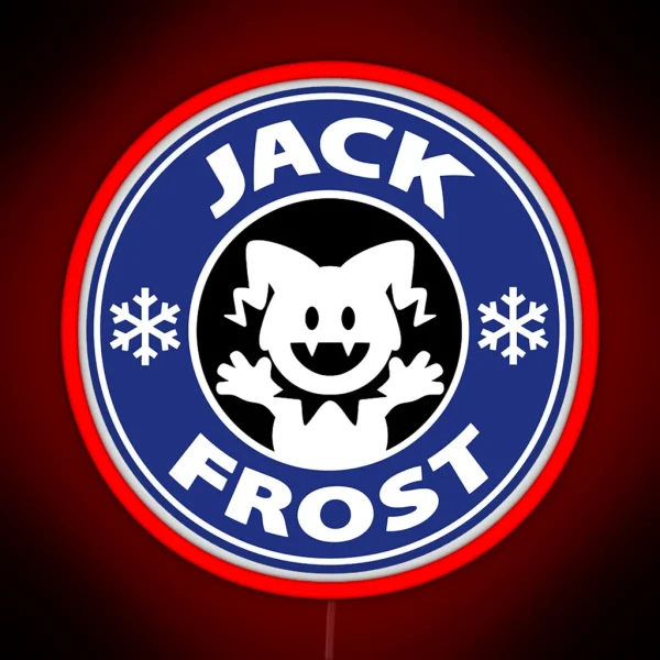Jack Frostbucks Blue RGB Neon Sign