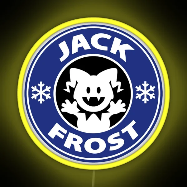 Jack Frostbucks Blue RGB Neon Sign