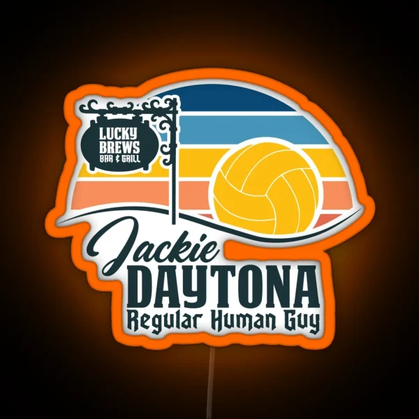 Jackie Daytona Regular Human Guy RGB Neon Sign