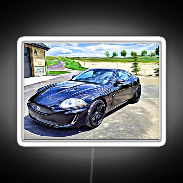 Jaguar Sports Car RGB Neon Sign