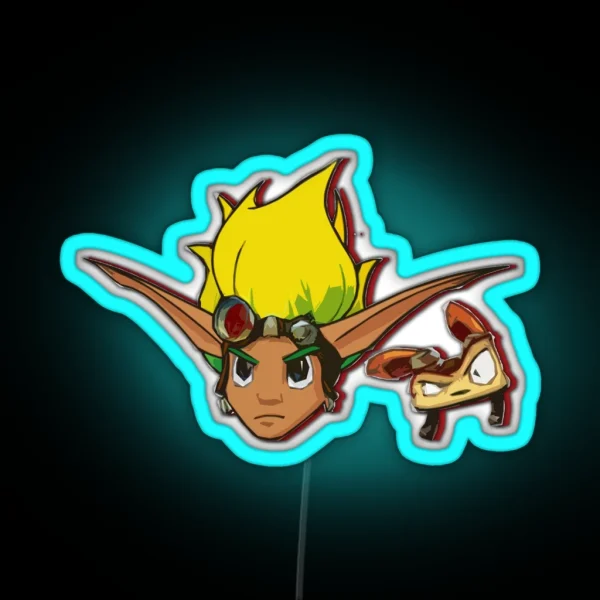 Jak And Daxter RGB Neon Sign