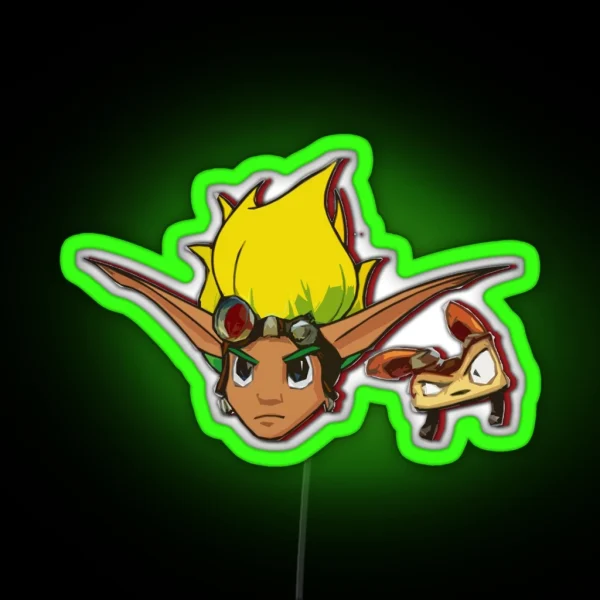 Jak And Daxter RGB Neon Sign