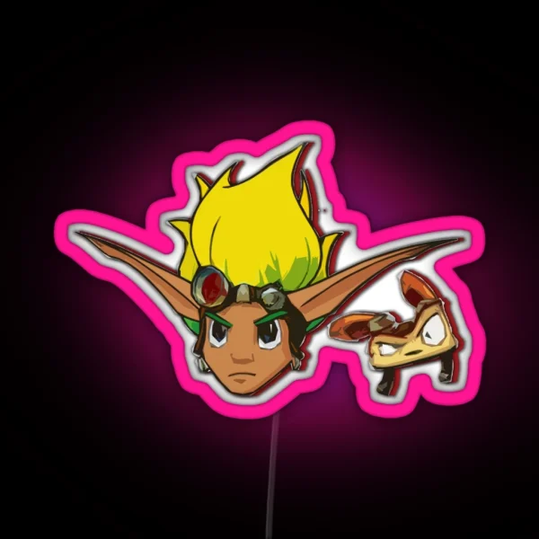 Jak And Daxter RGB Neon Sign