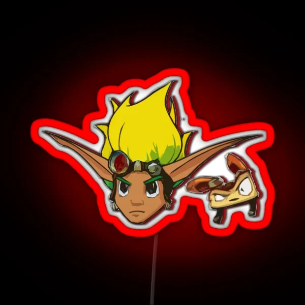 Jak And Daxter RGB Neon Sign