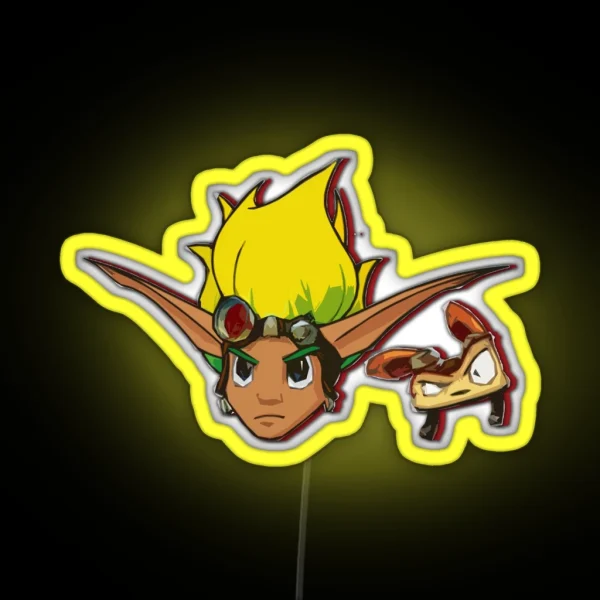 Jak And Daxter RGB Neon Sign