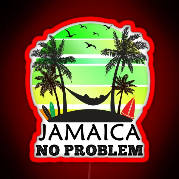 Jamaica No Problem RGB Neon Sign