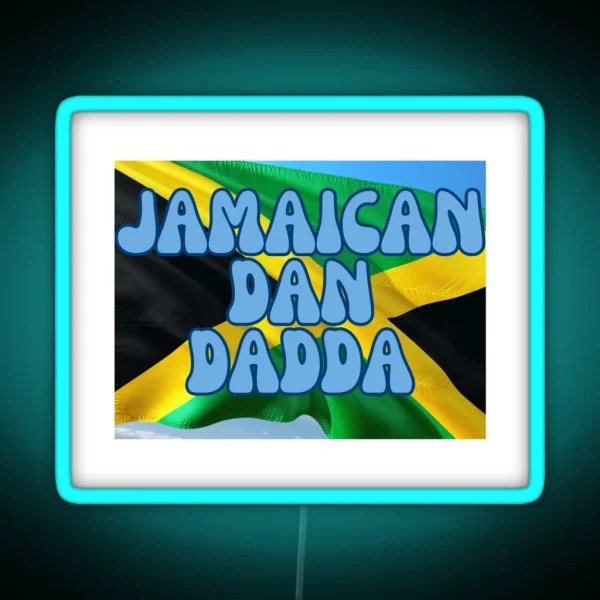 JAMAICAN DAN DADDA HOODIE RGB Neon Sign