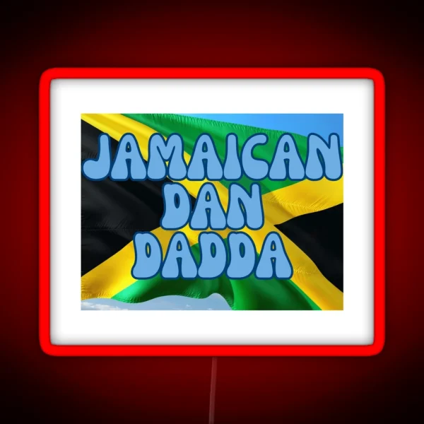 JAMAICAN DAN DADDA HOODIE RGB Neon Sign