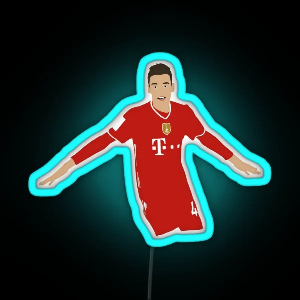 Jamal Musiala Fc Bayern RGB Neon Sign