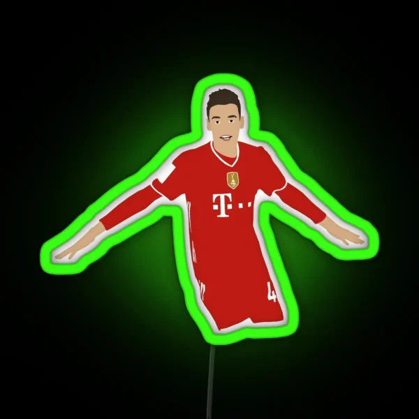 Jamal Musiala Fc Bayern RGB Neon Sign