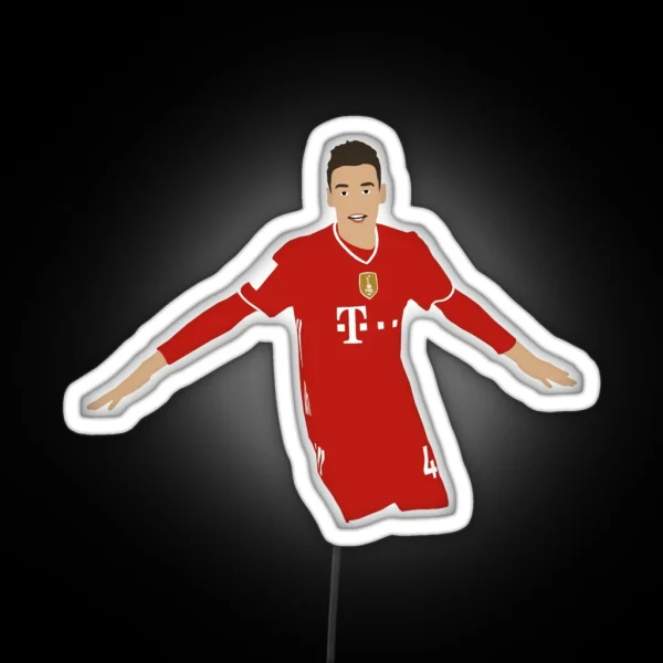 Jamal Musiala Fc Bayern RGB Neon Sign