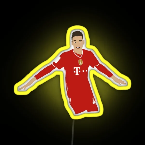 Jamal Musiala Fc Bayern RGB Neon Sign
