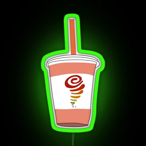 Jamba Smoothie Design RGB Neon Sign