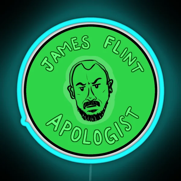 James Flint Apologist RGB Neon Sign