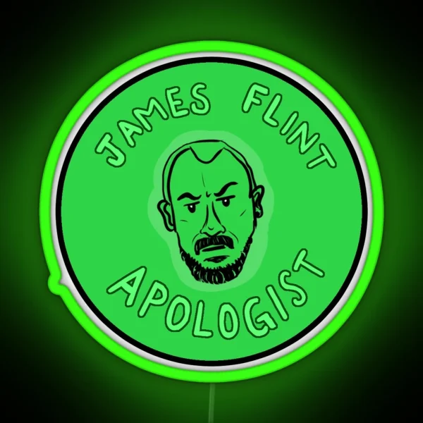 James Flint Apologist RGB Neon Sign
