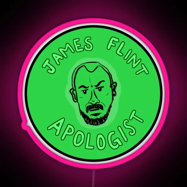 James Flint Apologist RGB Neon Sign