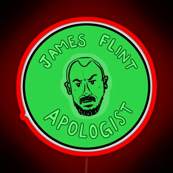 James Flint Apologist RGB Neon Sign
