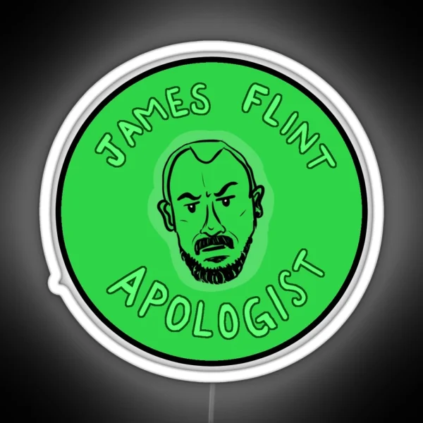 James Flint Apologist RGB Neon Sign