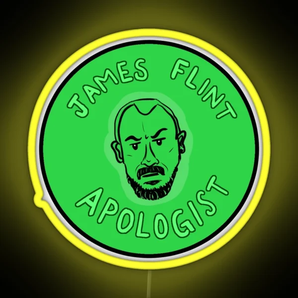 James Flint Apologist RGB Neon Sign