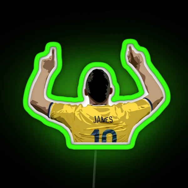 James Rodriguez RGB Neon Sign