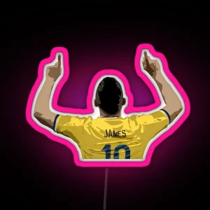 James Rodriguez RGB Neon Sign