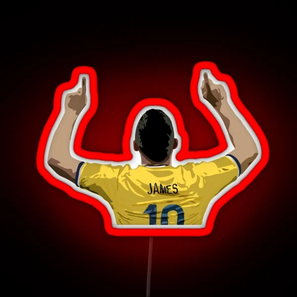 James Rodriguez RGB Neon Sign