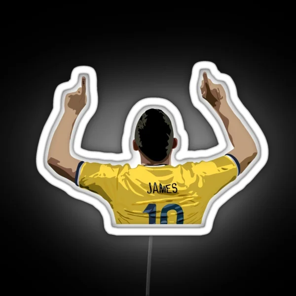 James Rodriguez RGB Neon Sign