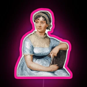 Jane Austen RGB Neon Sign