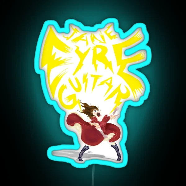 Jane Eyre Guitar RGB Neon Sign