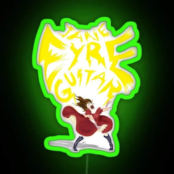 Jane Eyre Guitar RGB Neon Sign
