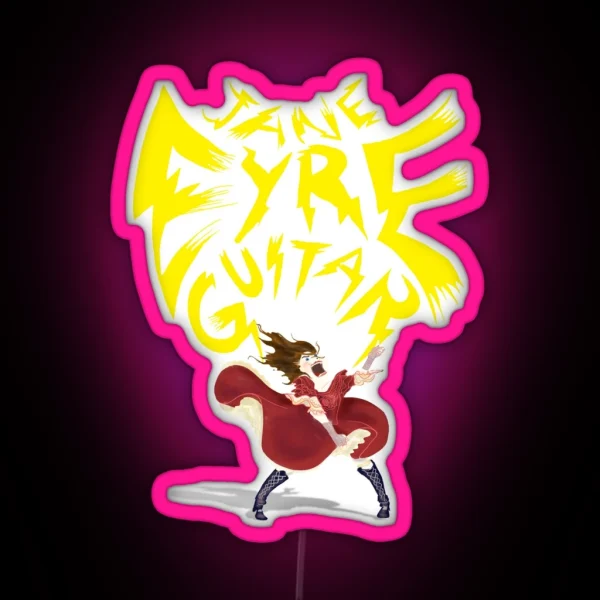 Jane Eyre Guitar RGB Neon Sign
