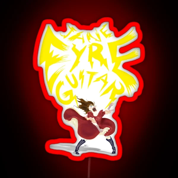 Jane Eyre Guitar RGB Neon Sign