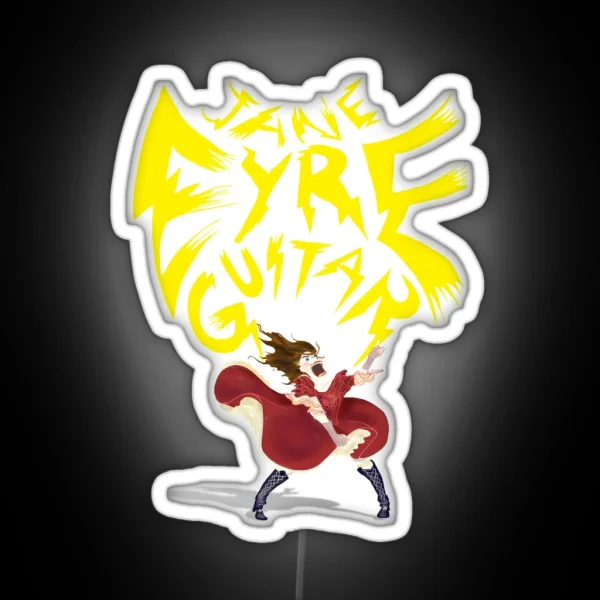 Jane Eyre Guitar RGB Neon Sign