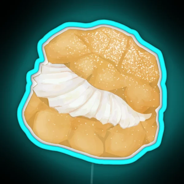 Japan Cream Puff Pastry RGB Neon Sign
