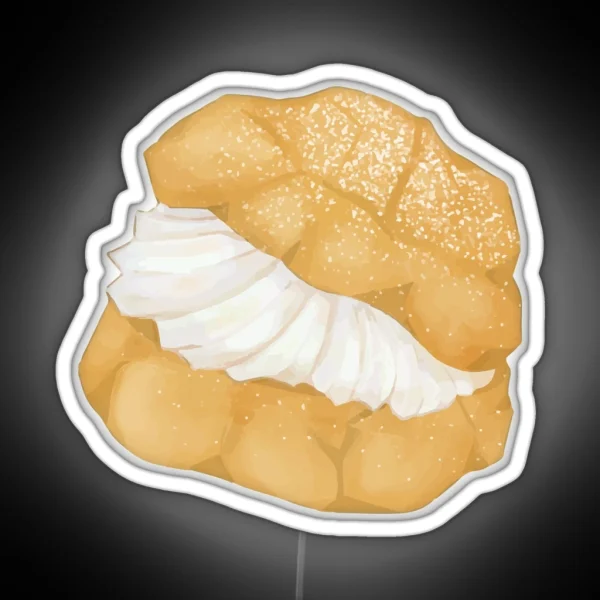 Japan Cream Puff Pastry RGB Neon Sign