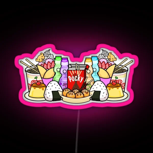 Japan Snack Overload RGB Neon Sign