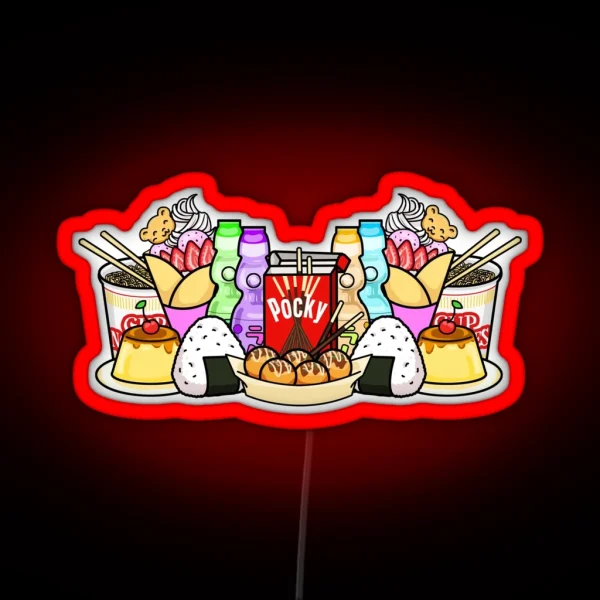 Japan Snack Overload RGB Neon Sign