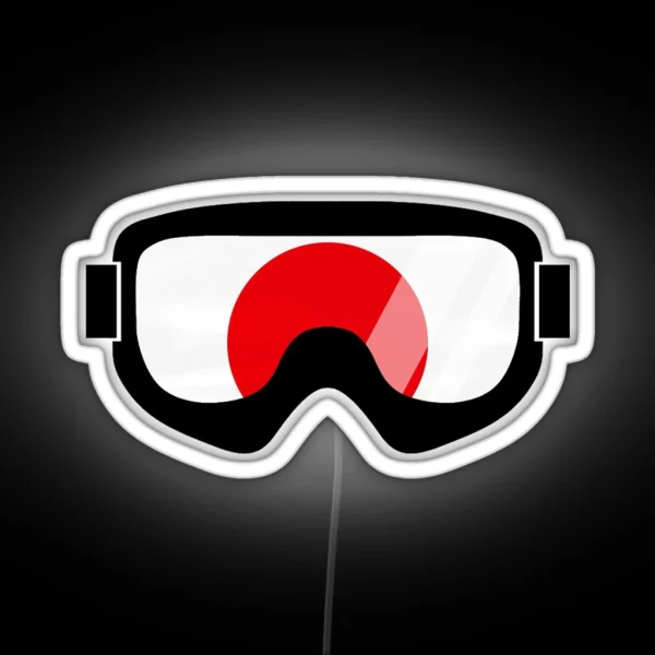 Japanese Goggles Goggle Art Design Dopeyart RGB Neon Sign