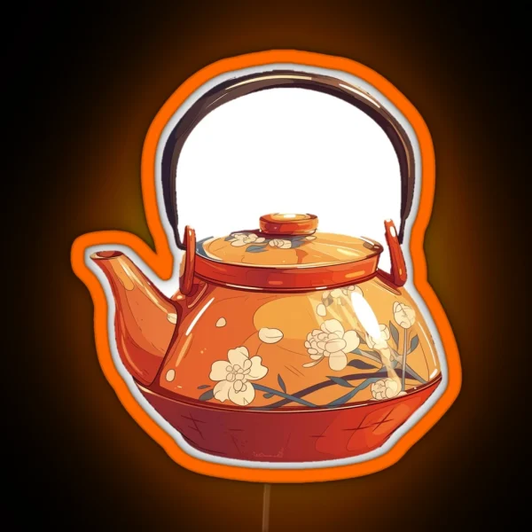 Japanese Tea Pot RGB Neon Sign